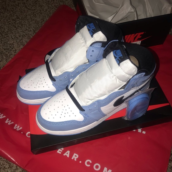 Jordan Shoes - AIR JORDAN 1 RETRO HIGH OG GS CAROLINA BLUE